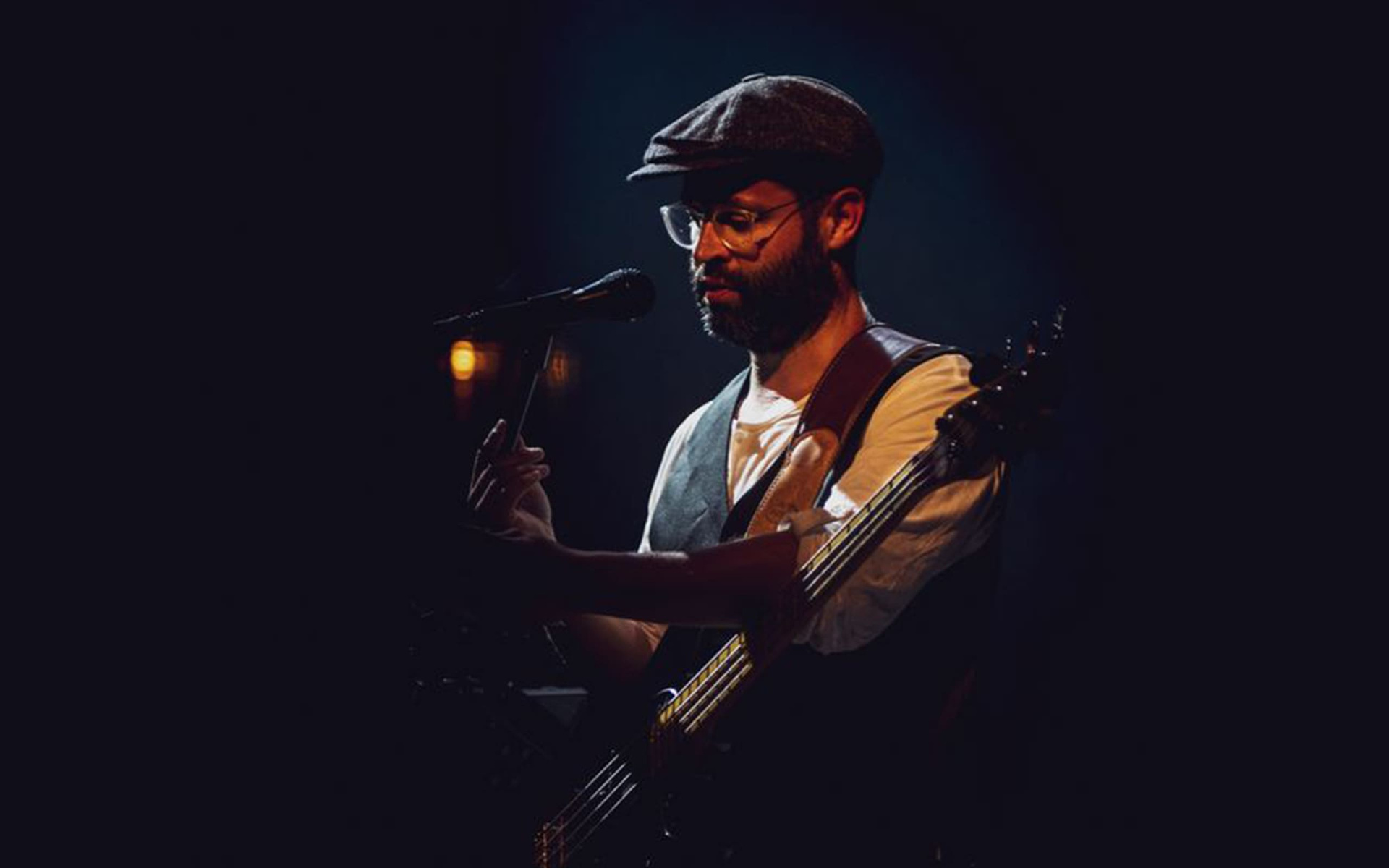 Musiker auf der Bühne