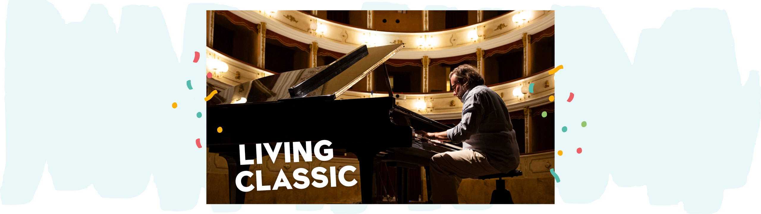 The Living Classic Pianist am Klavier