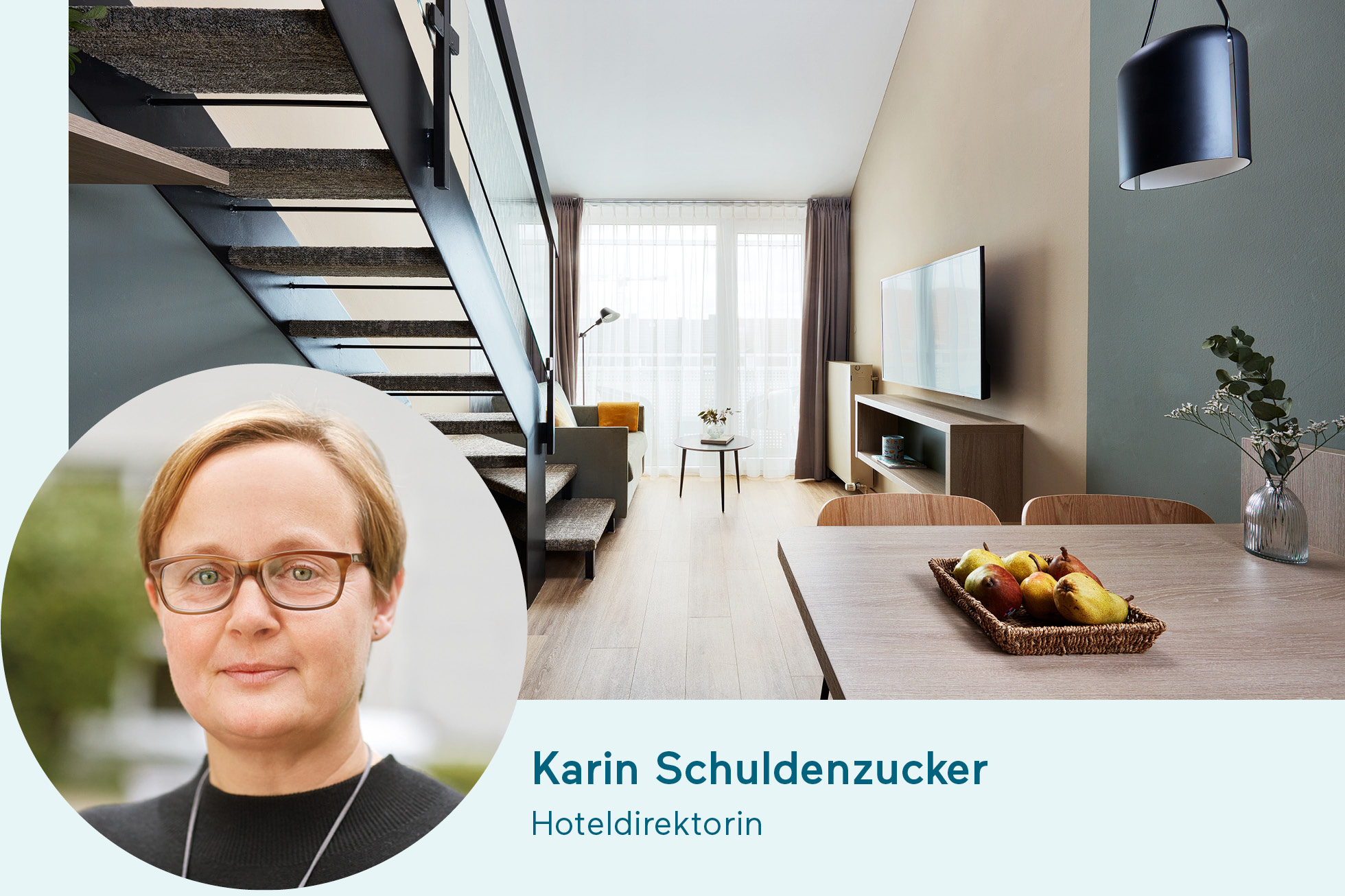 Direktorin Living Hotel Nürnberg Direktorin mit Lobby